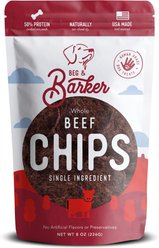 Beg & Barker Whole Beef Chips All Natural Single Ingredient Dog Treats, 8-oz bag