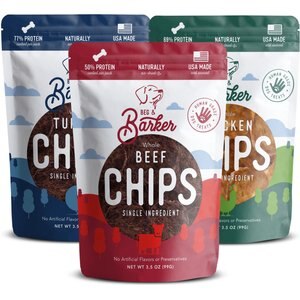 Beg & Barker Farmyard & Pasture Variety Chicken, Pork, Turkey & Beef Liver Dog Jerky Treats