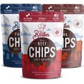 Beg & Barker The Countryside Collection Variety Whole Beef Turkey & Pork Chips Natural Single Ingredient Dog Treats, 3.5-oz, case of 3