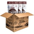 Beg & Barker Triple Whole Pork Chips Natural Single Ingredient Dog Treats, 8-oz bag, case of 3