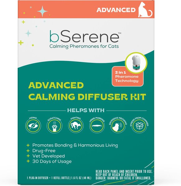 BSERENE Advanced Cat Calming Pheromone Diffuser Kit - Chewy.com