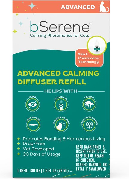 bSerene Advanced Cat Calming Pheromone Diffuser Refill slide 1 of 6