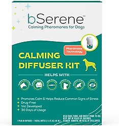 bSerene Dog Calming Pheromone Diffuser Kit