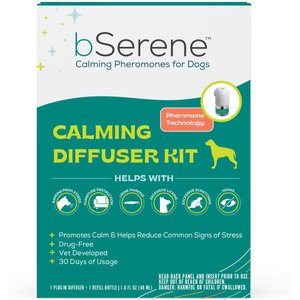 bSerene Dog Calming Pheromone Diffuser Kit