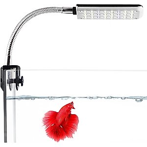 SunGrow Freshwater Fish Tank Clip-On Aquarium LED Light Fixture