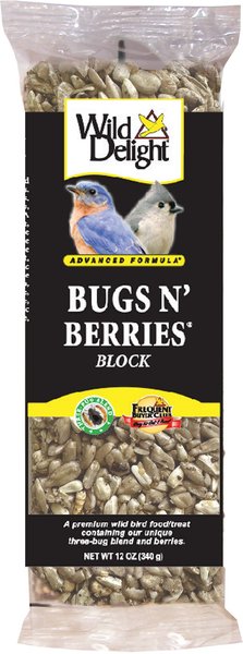 Wild Delight Bugs N' Berries Block Wild Bird Food, 12-oz bag slide 1 of 1