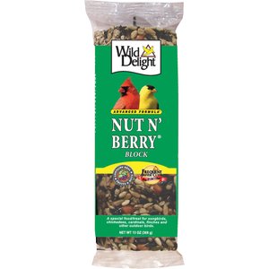 Wild Delight Nut N' Berry Block Wild Bird Food, 13-oz bag