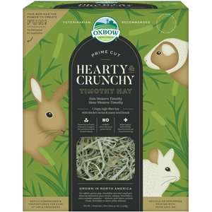 Oxbow Prime Cut Hearty & Crunchy Timothy Hay Small-Pet Food, 40-oz bag