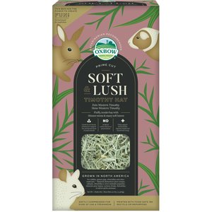 Oxbow Prime Cut Soft & Lush Timothy Hay Small Pet Food, 20-oz bag