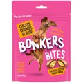 Bonkers Dog Bites Chicken Chomps Flavored Crunchy Dog Treats, 5.3-oz bag, 1 count