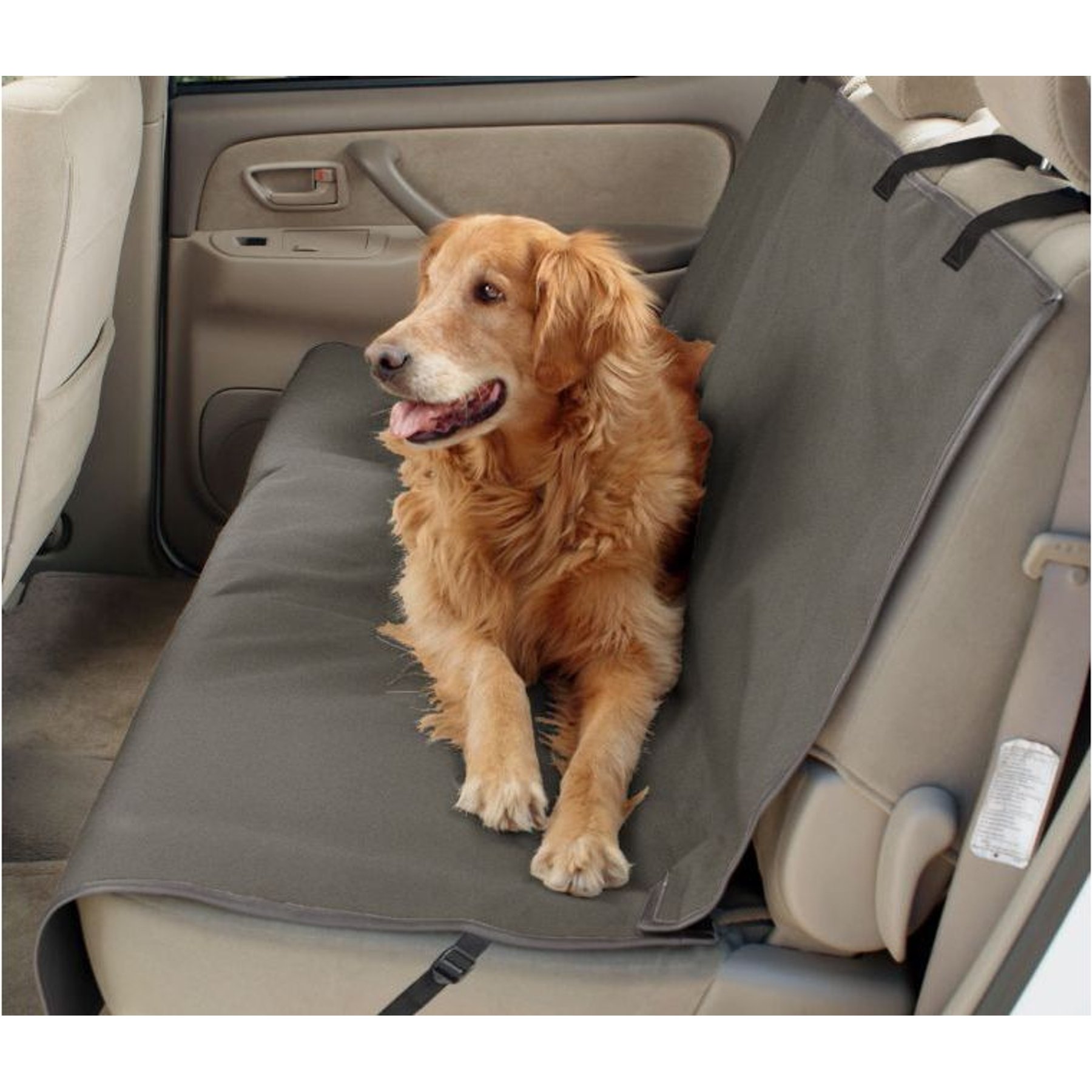 4Knines Front Seat Cover for Dogs , Grey, Size Universal Fit, Gray