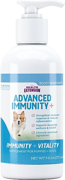 Health Extension Advanced Immunity+ Liquid Supplement for Dogs, 9-oz bottle slide 1 of 5