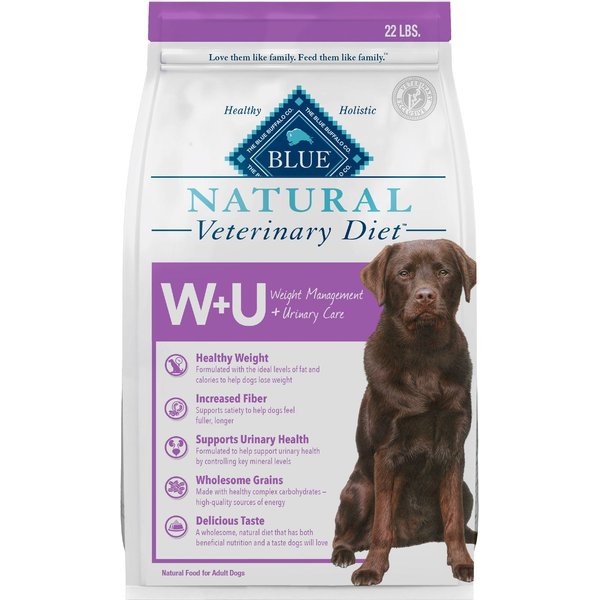 BLUE BUFFALO NATURAL VETERINARY DIET W+U Weight Management + Urinary