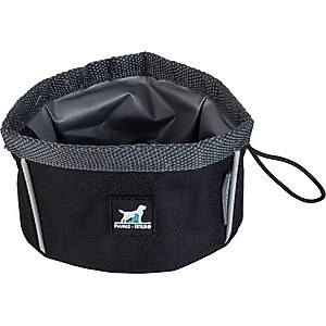 Pounce + Fetch Foldable Travel Dog & Cat Bowl, 3-cup
