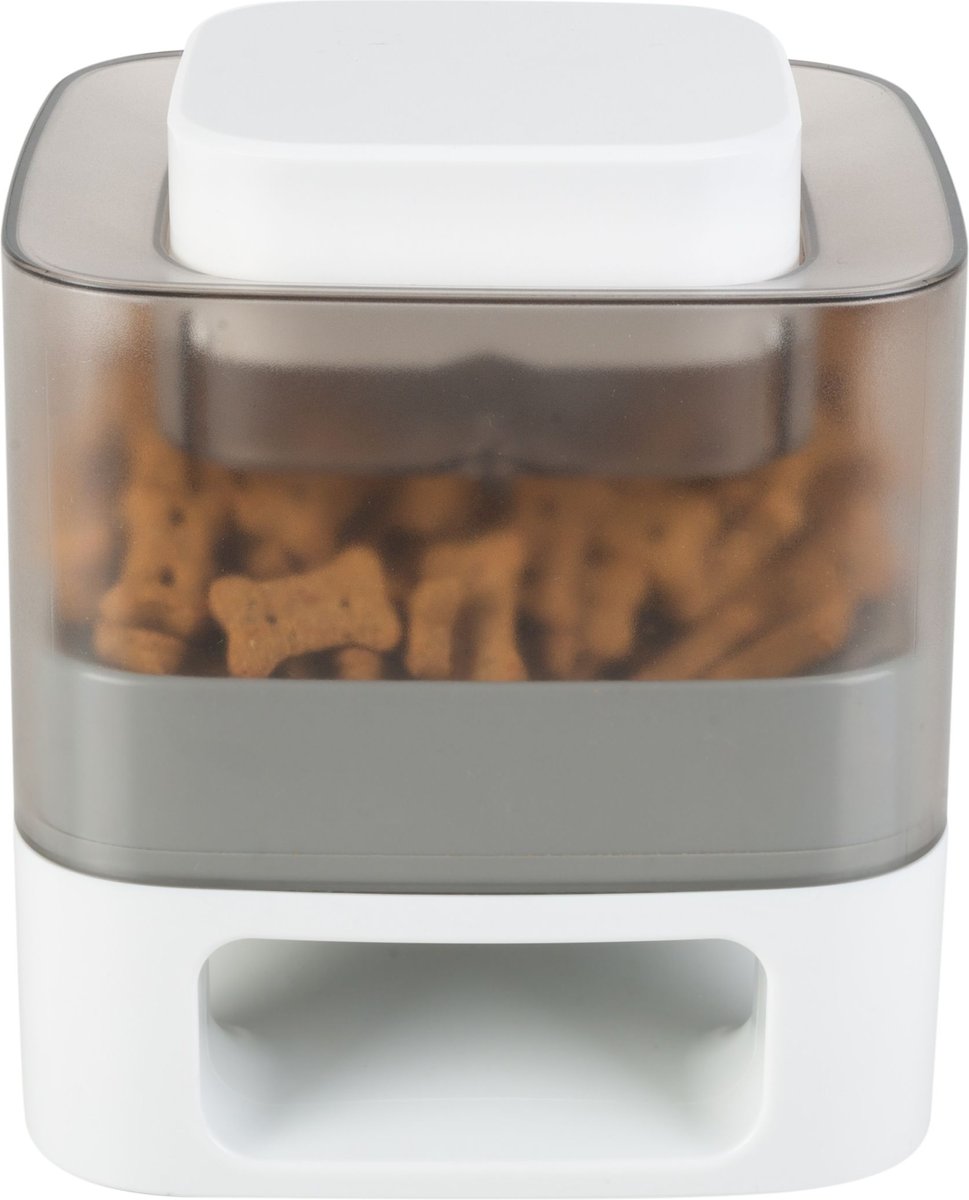 POUNCE + FETCH Interactive Press & Release Dog & Cat Treat Dispenser, 6