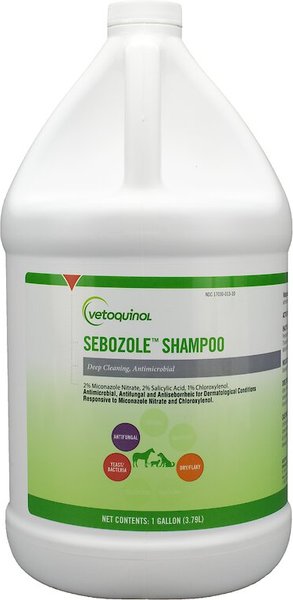 Vetoquinol Sebozole Shampoo for Dogs & Cats, 1-gal bottle slide 1 of 6