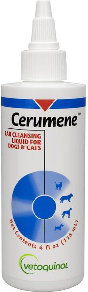 Vetoquinol Cerumene Ear Cleaner for Dogs & Cats, 4-oz bottle slide 1 of 4