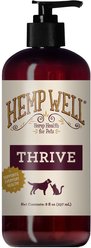 Hemp Well Thrive Oil Liquid Supplement for Dogs & Cats, 8-oz bottle