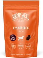 Hemp Well Immune Soft Chews Supplement for Dogs, 30 count