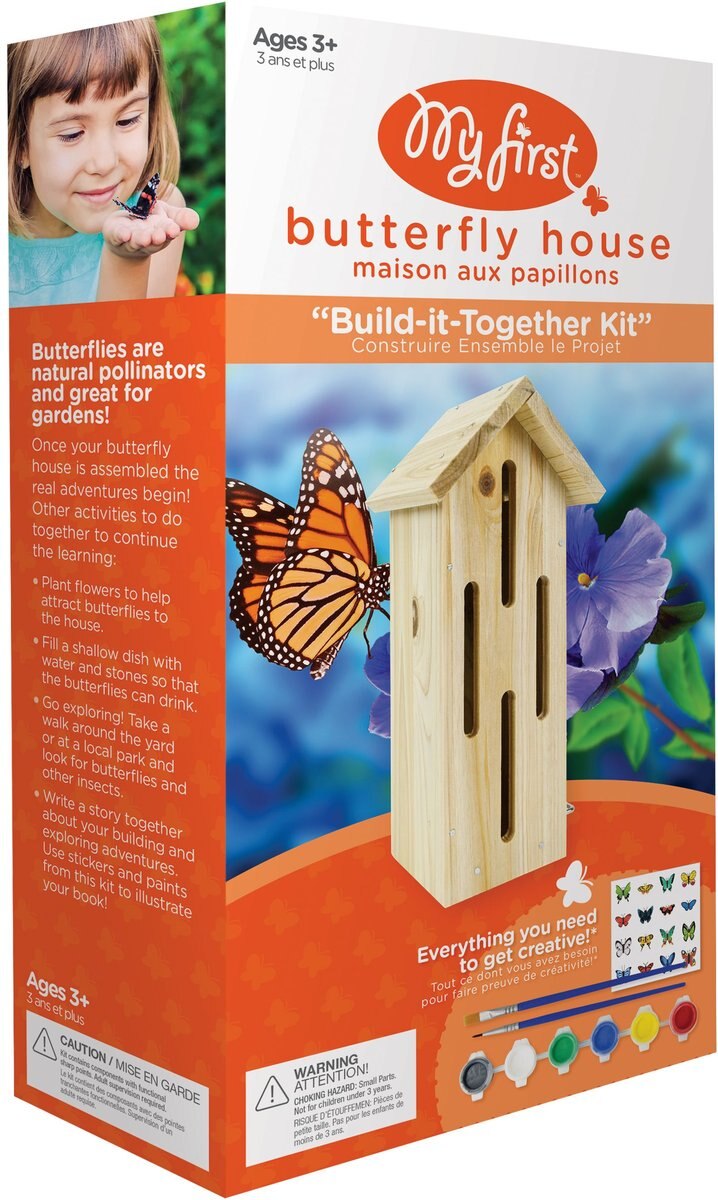 NATURES WAY BIRD PRODUCTS My First Butterfly Bird House, Brown