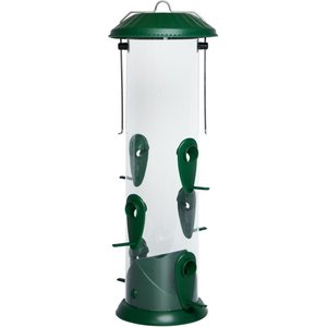 Natures Way Bird Products Wide Easy Clean Bird Feeder, Green, 2.8-qt