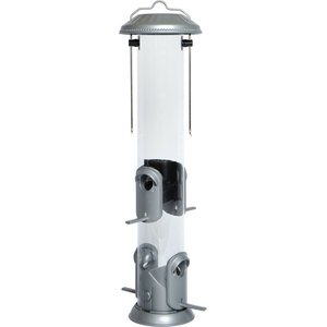 Natures Way Bird Products Deluxe Easy Clean Bird Feeder, Silver, 1.5-qt