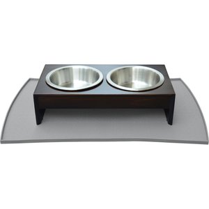 Chewy Dog Bowl Bowls， With Placemat Puppy Cat Feeder Non-slip