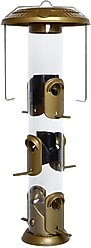 Natures Way Bird Products Deluxe Funnel Flip Top Bird Feeder, Copper, 1.5-qt
