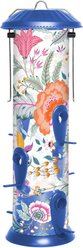 Natures Way Bird Products Fantasy Floral Easy Clean Bird Feeder, Blue, 2.8-qt