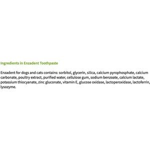Vetoquinol Enzadent Enzymatic Poultry Flavor Dog & Cat Toothpaste, 90g tube