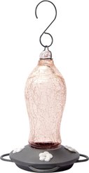 Natures Way Bird Products Artisan Gravity Hummingbird Feeder, Pink, 16-oz