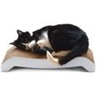 PetFusion Jumbo Lounger Cat Scratcher Toy with Catnip
