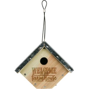 Natures Way Bird Products Rustic Weathered Wren House, Brown