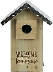 Natures Way Bird Products Rustic Weatherd Bluebird House, Brown slide 2 of 7