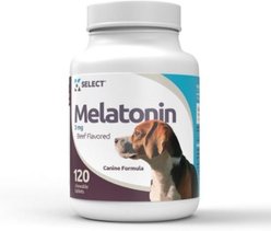 K9 Select Melatonin Beef Flavor Calming Dog Supplement, 3-mg, 120 count slide 1 of 2
