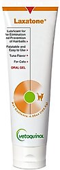 Vetoquinol Laxatone Tuna Flavored Gel Hairball Control Supplement for Cats, 4.25-oz tube