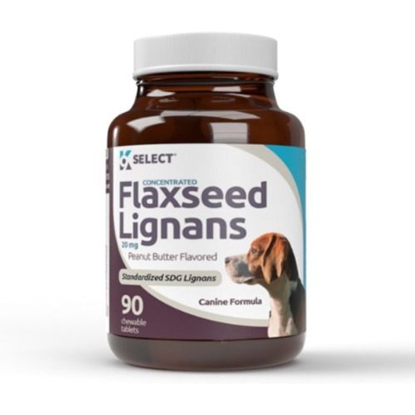 K9 SELECT Flaxseed Peanut Butter SDG Lignans Dog Hormone Supplement, 20