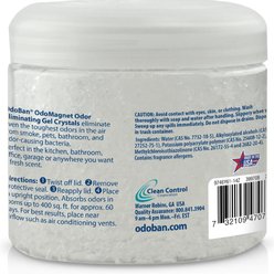 OdoBan OdoMagnet Odor Eliminator Fresh Air Gel Crystals Deodorizer, 14-oz jar slide 2 of 4