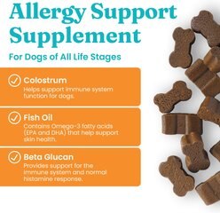 Solid Gold Pet Pal-lergy Allergy Chews Supplement for Dogs, 120 count slide 2 of 9