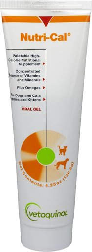 Vetoquinol Nutri-Cal Gel High Calorie Supplement for Cats & Dogs, 4.25-oz tube