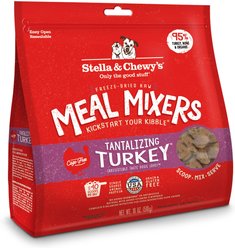 Stella & Chewy's Tantalizing Turkey Meal Mixers Freeze-Dried Raw Dog Food Topper, 18-oz bag
