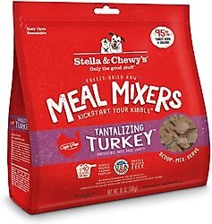 Stella & Chewy's Tantalizing Turkey Meal Mixers Freeze-Dried Raw Dog Food Topper