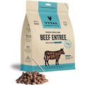 Vital Essentials Freeze-Dried Raw Beef Entree Mini Nibs Dog Food, 25-oz bag