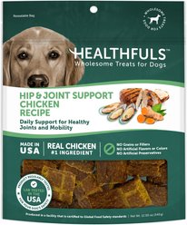 RUFFIN' IT Healthfuls Hip & Joint Support Chicken Recipe Dog Treats, 12-oz bag