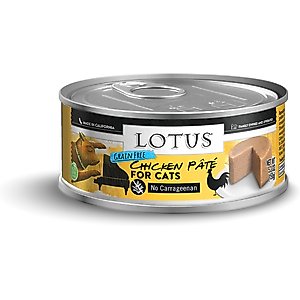 Lotus Chicken Pate Grain-Free Canned Cat Food, 5.3-oz, case of 24