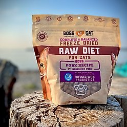 Boss Cat Freeze-Dried Raw Pork Nuggs Dry Cat Food, 9-oz bag