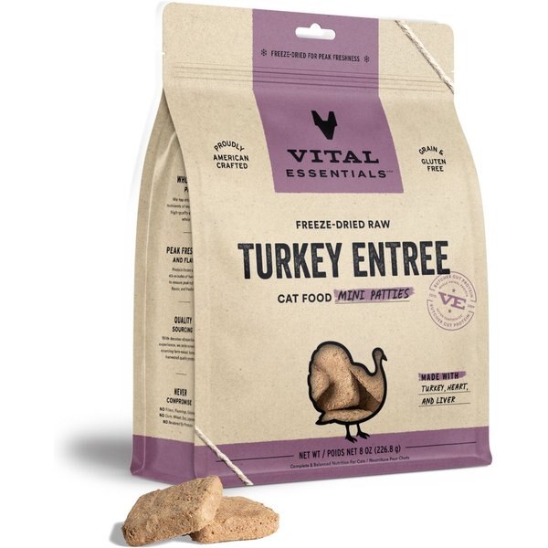 Grandma Lucy's Moxie Turkey Recipe Freeze-Dried Cat Food, 8-oz bag