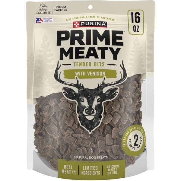 PRIME BONES Prime Bits with Wild Venison All Natural Dog Treats, 16oz