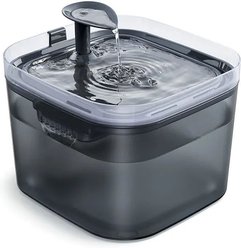 PATPET WF01 Ultra Quiet Dog & Cat Waterer, Grey