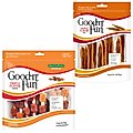 Good 'n' Fun Triple Flavor Kabobs Chicken, Duck & Chicken Liver + Ribs Beef, Pork & Chicken Sticks Dog Chews